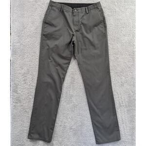 Hawker Rye Men's Chino Pants 34x36 Straight Leg Stretch Flat Front Slash Pocket